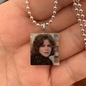 (2/$12,4/$20) Ally Sheedy Breakfast Club Scrabble Necklace